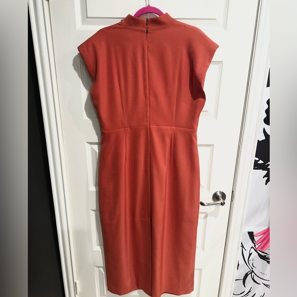 Julia Allert Button-Up Midi Dress in soft coral - Picture 5 of 7